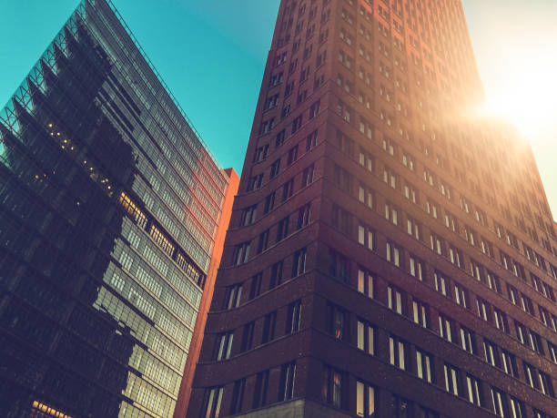 istock big and modern skyscrapers in sunlight 831692344