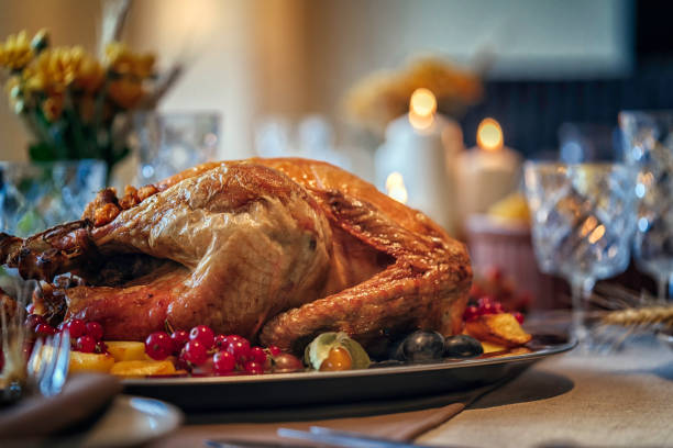 istock Traditional Holiday Stuffed Turkey Dinner 831703876