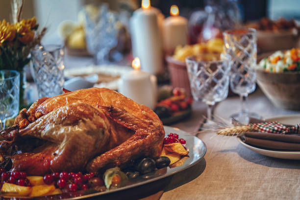 istock Traditional Holiday Stuffed Turkey Dinner 831703882
