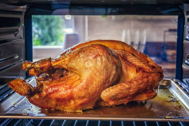 istock Turkey Roasting in the Oven 831703914