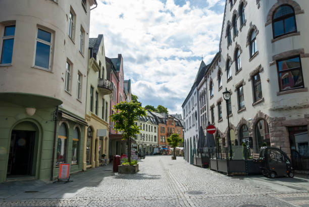 istock Kongens gate in Alesund in Norway 831704694