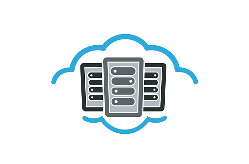 Creative Cloud Host Server Symbol Design Stock Illustration - Download ...