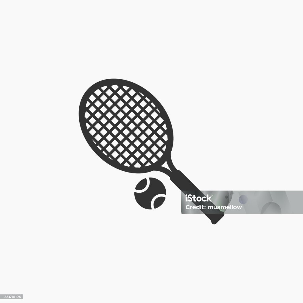 tennis icon Icon Symbol stock vector