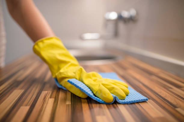 istock She's determined to get rid of that stubborn spot 831716494