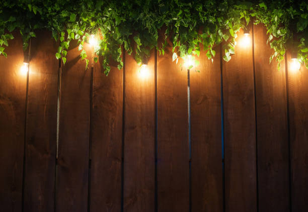 istock Beautiful wedding decor from the included lights 831718166
