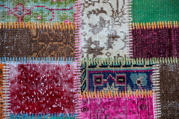 istock Texture of a piece of old carpet 831729212