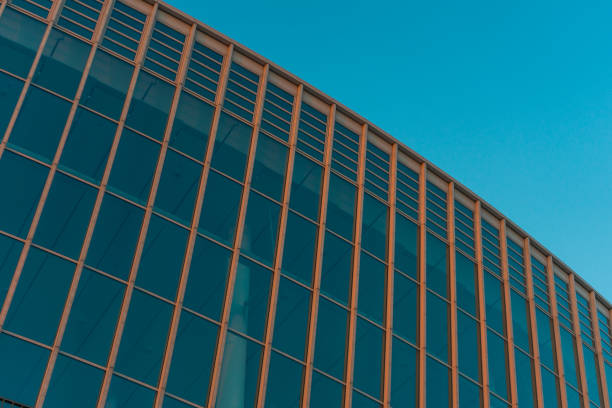 istock Exterior of building with many windows 831764868