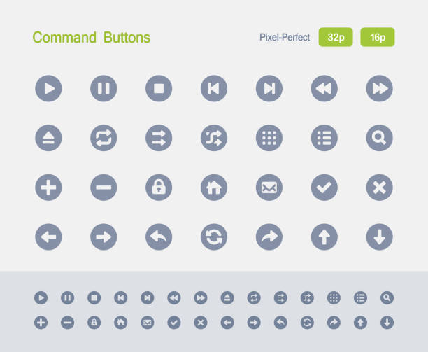 ilustrações de stock, clip art, desenhos animados e ícones de command buttons - granite icons - religious icon computer keyboard computer technology