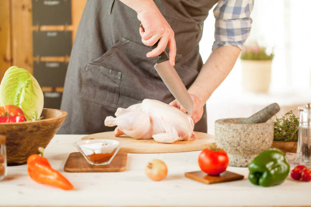 istock male preparing chicken for cooking 831776090