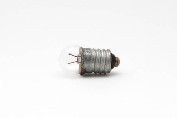 istock A small filament lamp on a white background 831782440