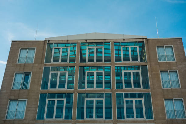 istock old fashioned glass office building 831801060