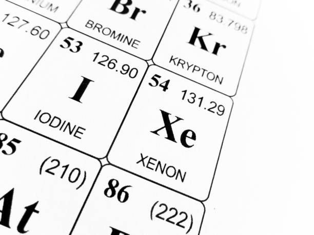 istock Xenon on the periodic table of the elements 831802802