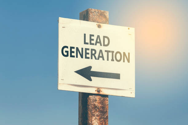 istock Lead generation, word and arrow signpost 3 831802996