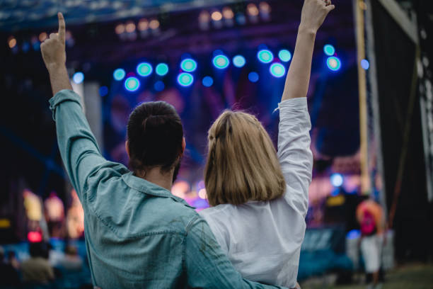 istock Couple on concert 831803000