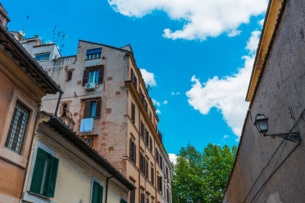 istock old houses in ancient district at rome 831808722