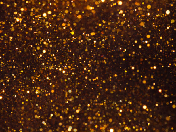 istock Silver overlay background of glittering lights with bokeh effect. 831812460