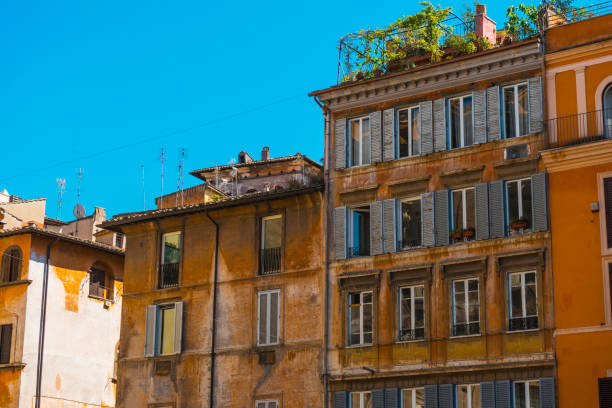 istock ancient houses in a row at italy 831817722