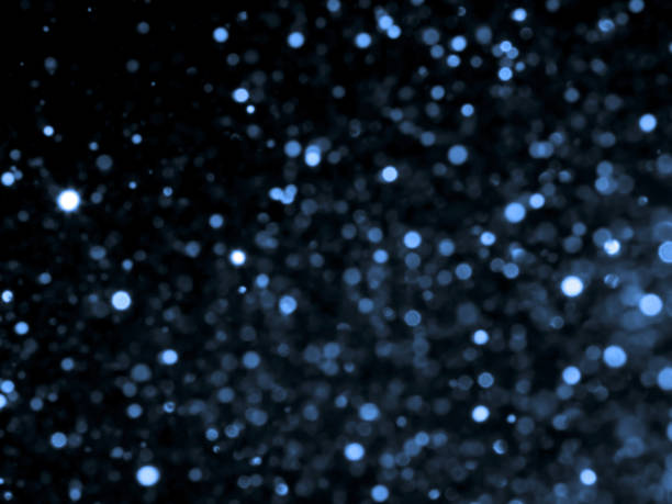 istock Silver overlay background of glittering lights with bokeh effect. 831821658