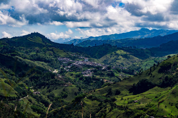 istock Landscape with village 831828722
