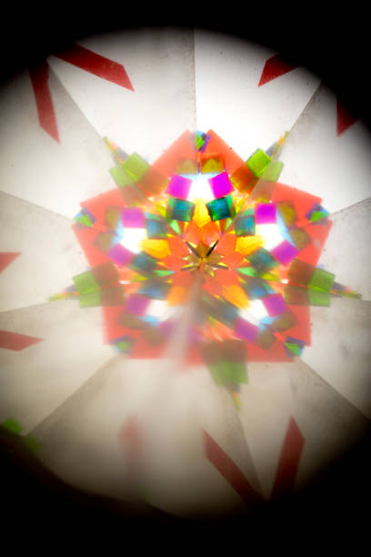 istock Abstract Looking Into a Kaleidoscope Background Geometric Shapes 831829290