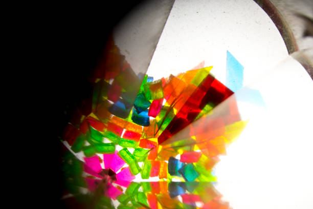 istock Abstract Looking Into a Kaleidoscope Background Geometric Shapes 831832516