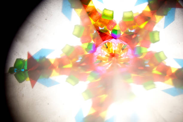 istock Abstract Looking Into a Kaleidoscope Background Geometric Shapes 831833344