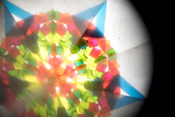 istock Abstract Looking Into a Kaleidoscope Background Geometric Shapes 831836370