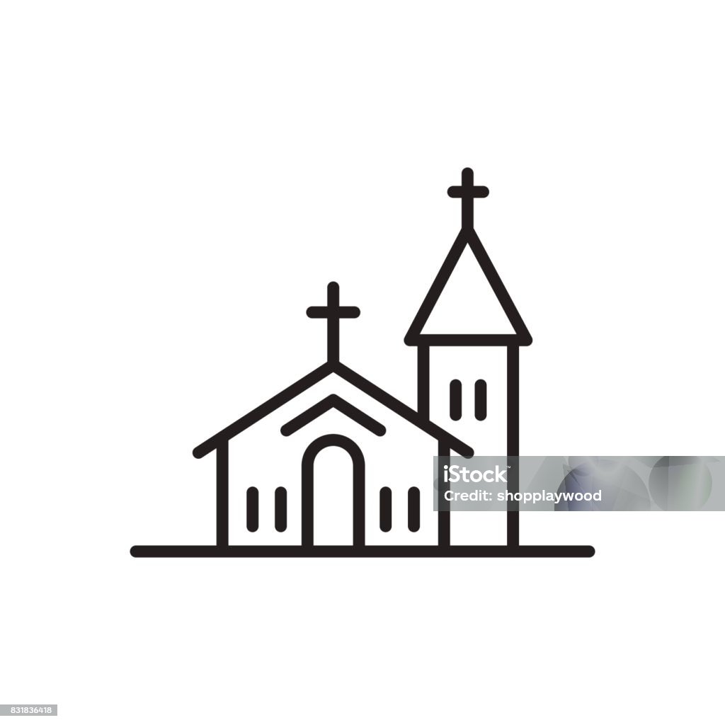 Ilustración de Iglesia De Vector Icono y más Vectores Libres de Derechos de  Arquitectura - Arquitectura, Arte, Azul - iStock