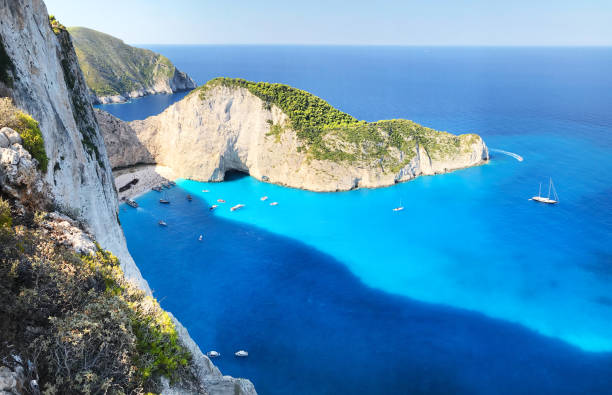 istock Navagio Beach, Zakynthos island, Greece 831840310