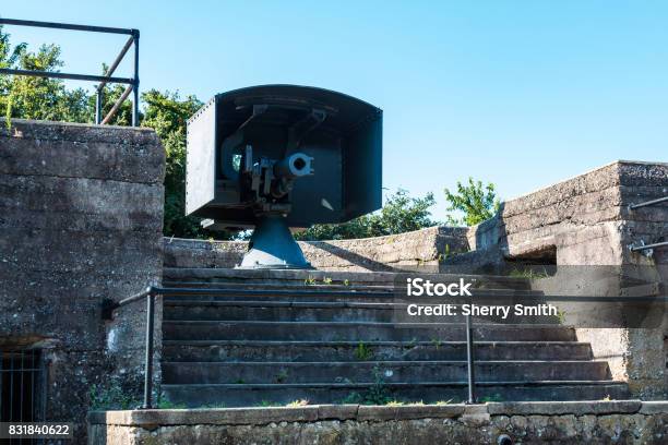 Endicottera Gun At Battery Irwin At Fort Monroe Stock Photo - Download Image Now - Fort, Ancient, Antique