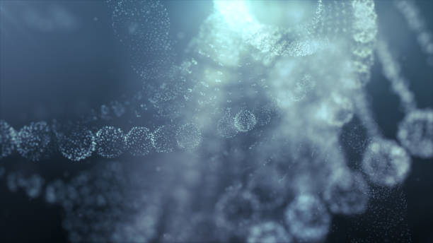 istock Digitally Generated DNA in Abstract Particles Cyber Space 831847198