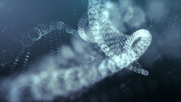 istock Digitally Generated DNA in Abstract Particles Cyber Space 831847214