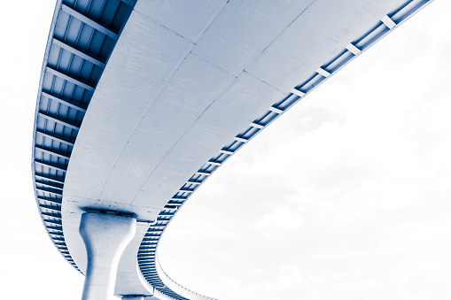 Contemporary elevated road