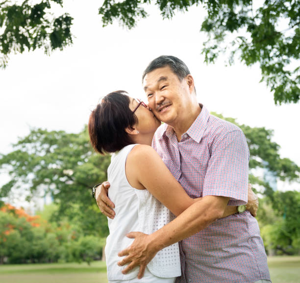 istock Senior Couple Leisure Outside Concept 831857262
