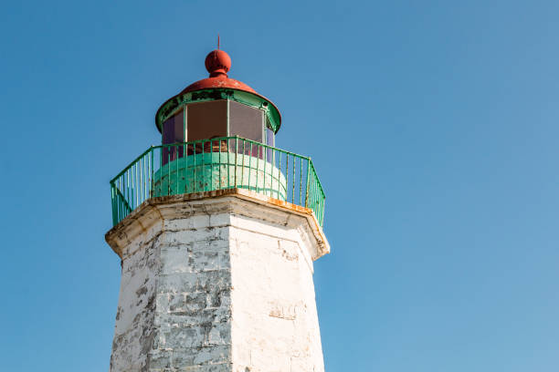 Buffalo Lighthouse located at the mouth of the Buffalo River at the north entrance to Buffalo Harbor.