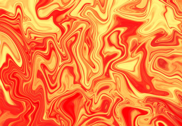 istock Warm tone marble abstract background. Marbling digital illustration. 831869188