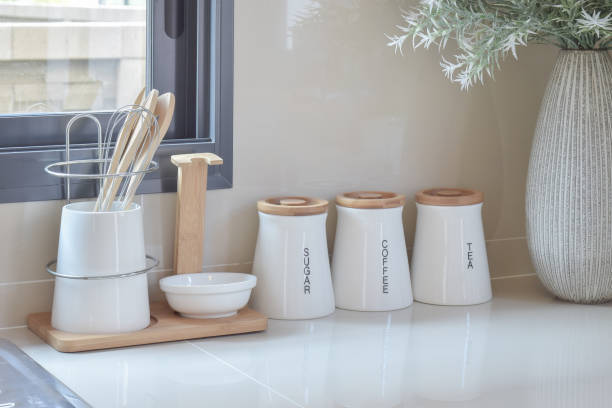 istock modern pantry with white utensil in kitchen 831869562