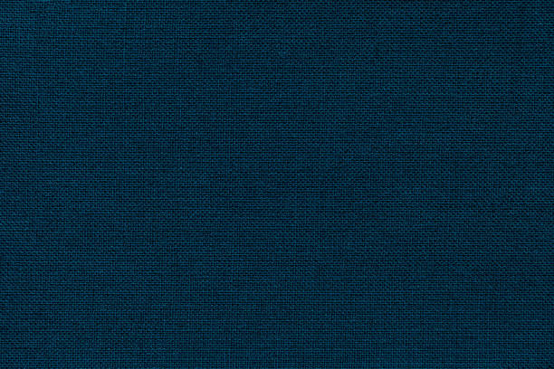 fond bleu marine d’un tissu jacquard en osier, agrandi. - burlap bag canvas textile photos et images de collection