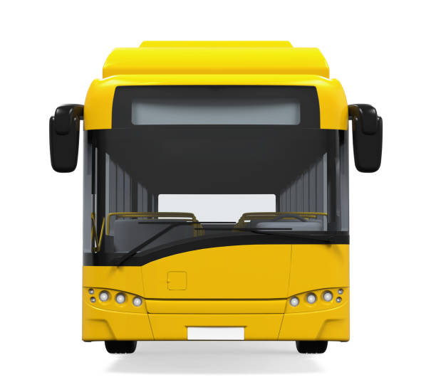 istock Yellow City Bus Isolated 831885112