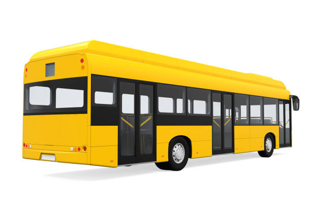 istock Yellow City Bus Isolated 831887508