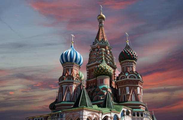 istock Saint Basil cathedral ( Temple of Basil the Blessed), Red Square, Moscow, Russia 831889534