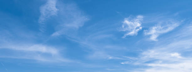istock Blue sky banners taken in the air 831896650