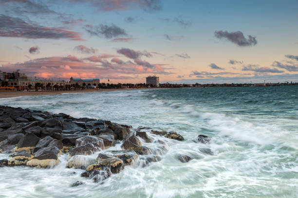 istock Sea view at St Kilda Beach 831900758