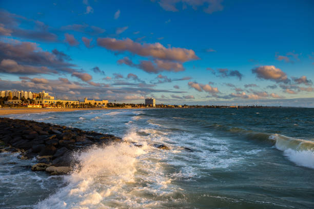 istock Sea view at St Kilda Beach 831900806