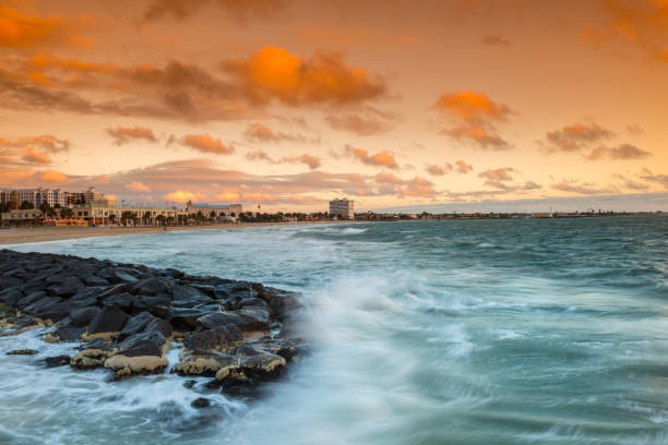 istock Sea view at St Kilda Beach 831900894