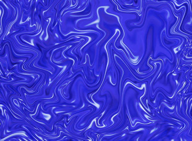 istock Abstract vibrant blue background with marbling effect. Marble or mesh multicolored texture. 831913900