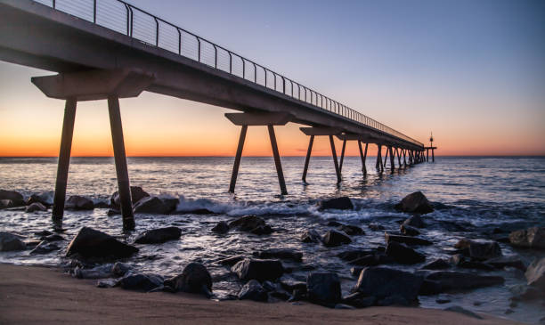 istock Sunrise in Badalona 831924300