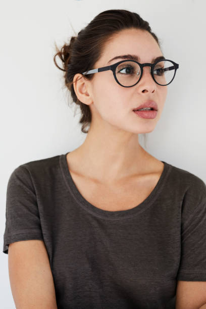 istock Thoughtful glasses girl 831933786
