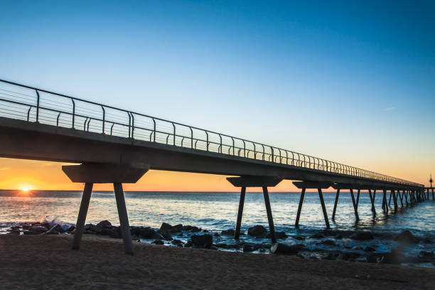 istock Sunrise in Badalona 831934354