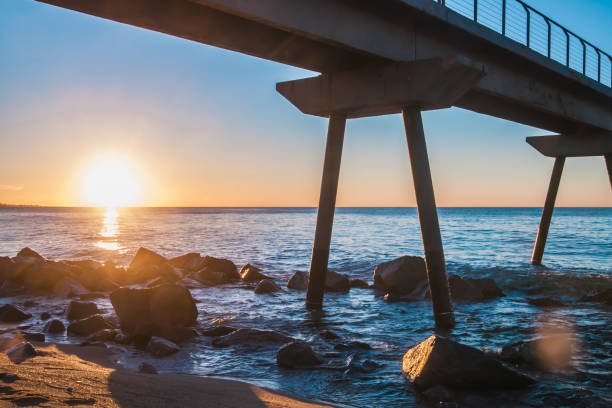 istock Sunrise in Badalona 831978804
